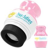 Solar Buddies Zonnebrand Applicator - Enkel - Vulbare Roll-On Spons voor Zonnecrème & Lotion - Voor Kinderen, Volwassenen & Gezinnen - Inhoud 100 ml - Ideaal Reisformaat