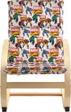 Disney - Marvel Comics - Gebogen Houten Armstoel voor Kinderen