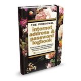 Peter Pauper Internet & Password Logboek A6 Midnight Floral