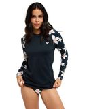 Roxy LS Lycra Surf T-shirt voor dames, wit