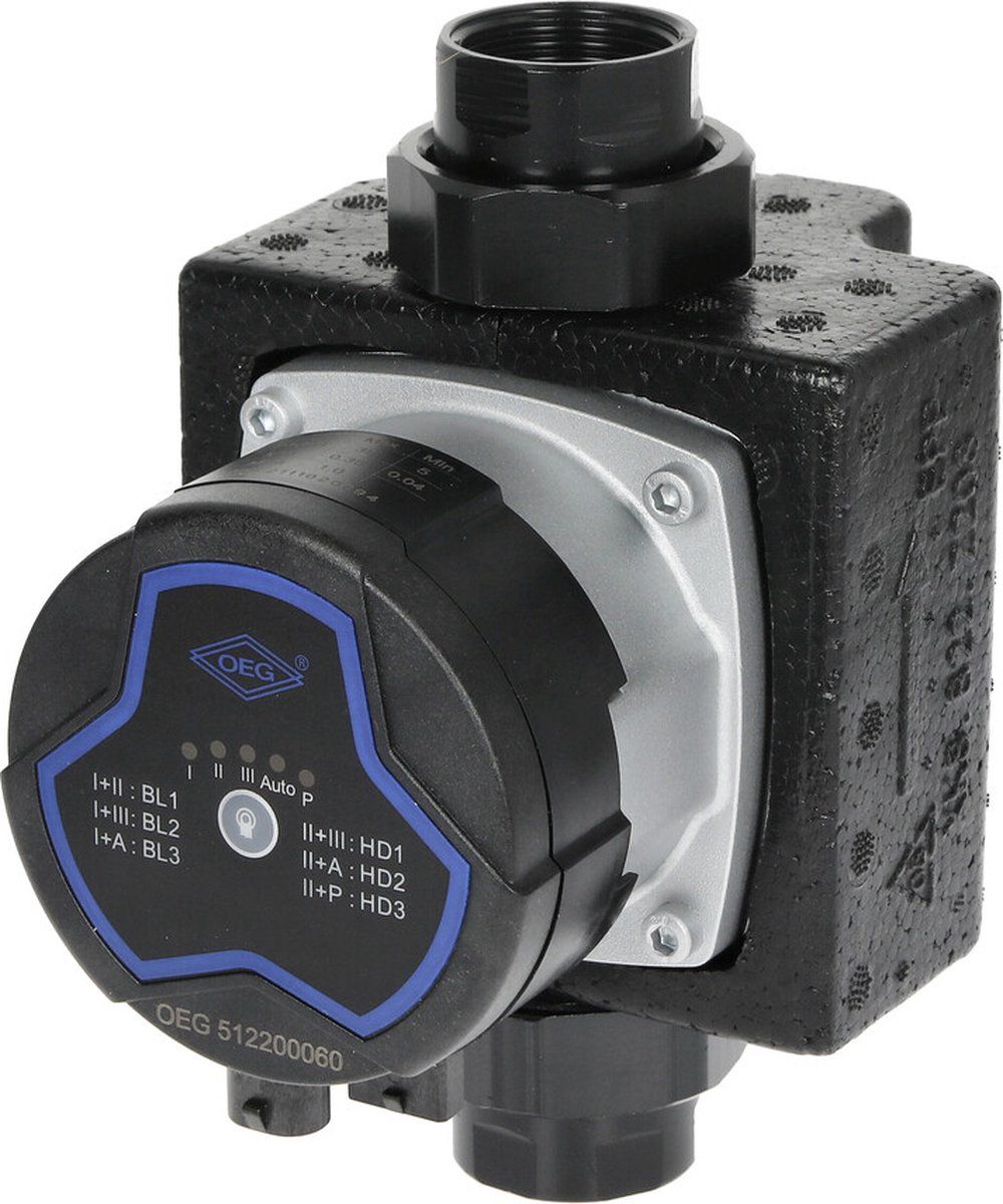 OEG Silvertec Verwarmingspomp 1 1/2\" x 1\" - 130 mm inbouwlengte
