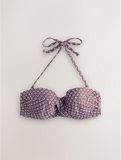 Next Dames Bandeau Bikinitop met Vulling en Beugel - Bruin
