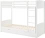Vente-unique Stapelbed hout wit 90 x 200 cm