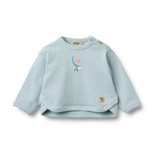 Wheat sweater lichtblauw