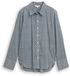 Tom Tailor - Overhemdblouse met patroon - Maat 34 - teal offwhite geometric design