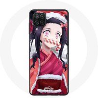 Maniacase Samsung Galaxy A42 5G Hoesje Anime Demon Slayer Kamado Nezuko Eerste Kerstdag 2023