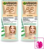 Garnier 2 x SkinActive BB Cream Classic Light - 5-in-1 Verzorging - 50 ml