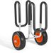 VEVOR Transport Trolley, 68 kg, Stand Up Paddle Board Trolley met 25,4 cm Massieve Rubbern Banden, Schuimvulling, Spanband, Ideaal Transporthulpmiddel voor Paddleboards en Surfplanken, 520 x 500 x 680 mm
