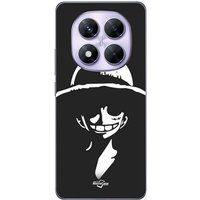 Maniacase Beschermhoes Xiaomi Redmi Note 14 Pro 5G Aap D. Luffy zwart-wit