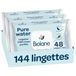 BIOLANE - Lingettes Pure Water Bébé - 144 Lingettes - Lot de 3x48