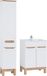 Cintra Ensemble de salle de bain de 60 cm avec 3 pièces - Blanc