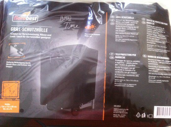 Florabest Barbecue beschermhoes 126x112x55cm