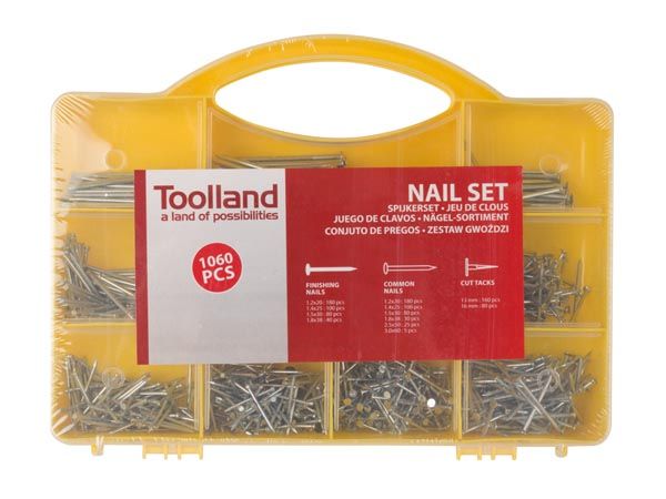 Toolland HAS13 - Drijvers, nagelsets & stansen - Zwart