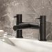 Hudson Reed Robinet remplisseur baignoire – Moderne – Noir – Otto