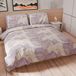 PETTI Artigiani Italiani Dekbedovertrek voor tweepersoonsbed 250 x 200 cm, microvezel beddengoed met digitale print + 2 kussenslopen 50 x 80 cm - Made in Italy - Tropical Lilla O