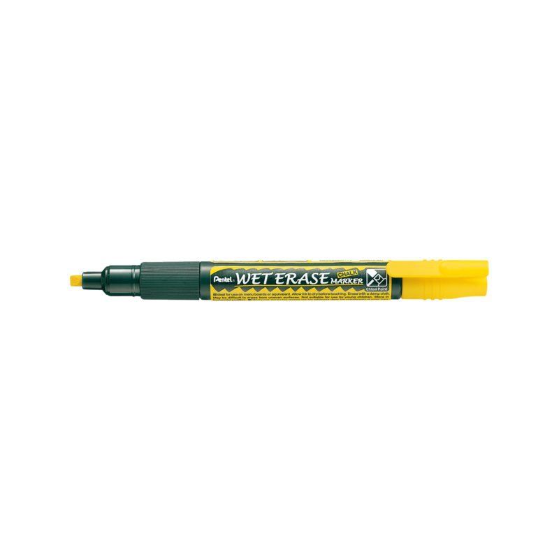 Pentel Viltstift smw 26 krijtmarker geel 1
