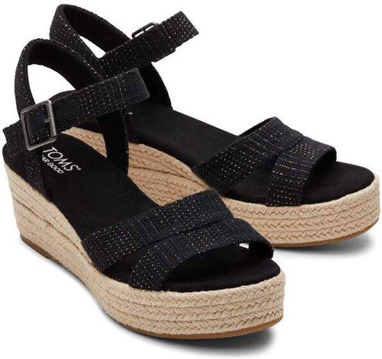 TOMS Shoes AUDREY Women's Sandals - Black - Size 37
