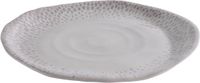 APS 85324 Footmark bord melamine wit/grijs Ø 26,5 cm hoogte 2,5 cm