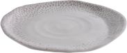 APS 85324 Footmark bord melamine wit/grijs Ø 26,5 cm hoogte 2,5 cm