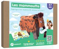 Les Pandacraft Les mammouths - kit Pandacraft 3-7 ans: Créé ton mammouth laineux et joue !