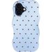 Selencia Vivid Wavy Backcover met MagSafe voor de Apple iPhone 17 - Happy Dots Digital Sky