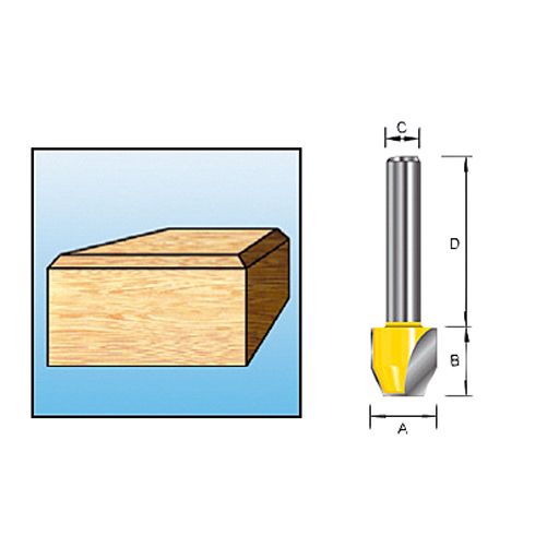 Makita Afkantfrees - D-10659