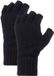 Heat Holders Vingerloze Herenhandschoenen Thermisch Fleecevoering 2 Paar Zwart