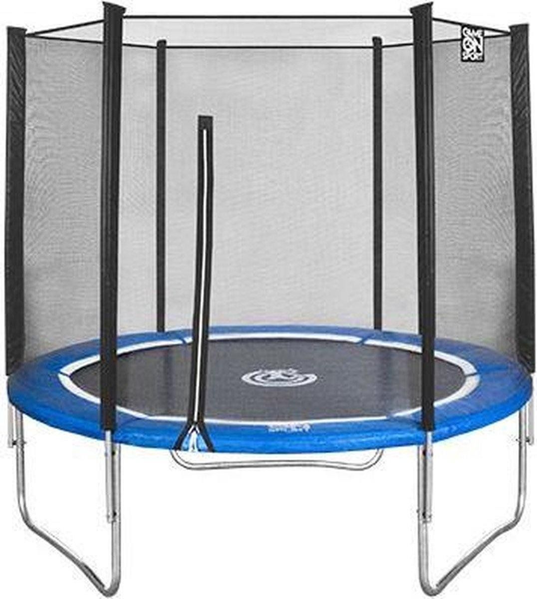 Viking Sports Trampoline - 244 cm - Blauw - Met Veiligheidsnet - 100 KG