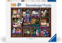 Ravensburger Cubby Cats and Succulents Legpuzzel - 500 stukjes