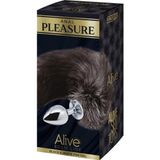Alive Anal Pleasure Plug Métal Queue de Renard Taille L 1 Unité