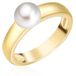 Valero Pearls Parel ring Sterling zilver Gekweekte zoetwaterparels wit
