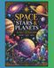 Space stars and planets: Coloring book