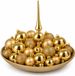 Decoris Décoration de Noël - boules de Noël - or - 43 pièces