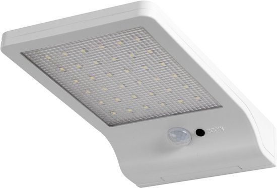 Osram Door LED solar lamp wit, IP44, met bewegingssensor, koud wit licht (4000 K), op zonne-energie, voor buiten