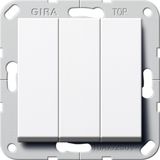 Gira 284403 blanc Interrupteurs électriques