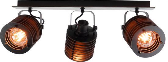 EGLO Segovia Spot - 3-Lichts - E27 - 57,5 cm - Zwart