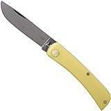 Case Knives Sod Buster Jr. Yellow Synthetic Pocket Knife - 00032 - 3137 CV - 2023