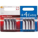 LR6P8BP/10 Duracell LR6P8BP/10 AAA batterijen, 8 stuks (4+4)