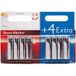 LR6P8BP/10 Duracell LR6P8BP/10 AAA batterijen, 8 stuks (4+4)