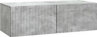 vidaXL Wandmontage TV-kast 98 x 41 x 30 cm Betongrijs Bewerkt hout