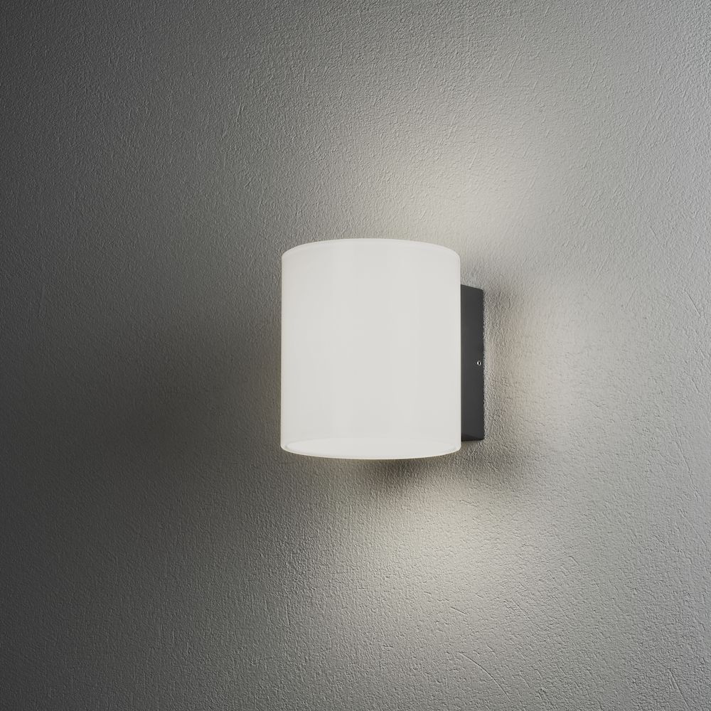 KONSTSMIDE 7859-372 Wandlamp - Aluminium - Antraciet/Grijs - LED - IP54
