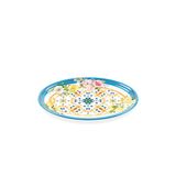 Guzzini - Klein, ovaal dienblad van melamine, verschillende kleuren, "FLOWER&LEMON"