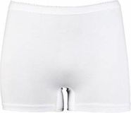 Beeren Engelvaart Tricot B.V. 2-pack Panty softly - Dames short - Vrouwen onderbroek - ondergoed - katoen - Badstof kruisje - Zwart / L