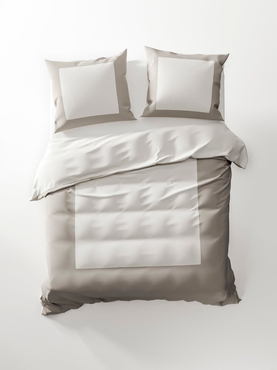 Heckettlane Lina Dbo 140x220 Dekbedovertrek - Off-White/Bleached Sand