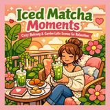 Iced Icecat Iced Matcha Moments: Cozy Balcony & Green Latte Scenes for Relaxation