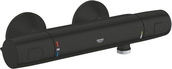 GROHE QuickFix Precision Trend Thermostatische Douchemengkraan - Mat Zwart