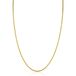 ZINZI gold plated zilveren ronde slangen ketting (1,6mm breed) 42-45cm ZIC2848G