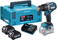 Makita HP002GA202 Perceuse-visseuse à percussion - 40V - Incl. 2x 2.0Ah batteries & chargeur