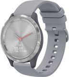 By Qubix - Soft siliconen bandje voor Huawei Watch GT 4 / GT 5 (41mm) & GT 5 Pro (42mm) - Grijs