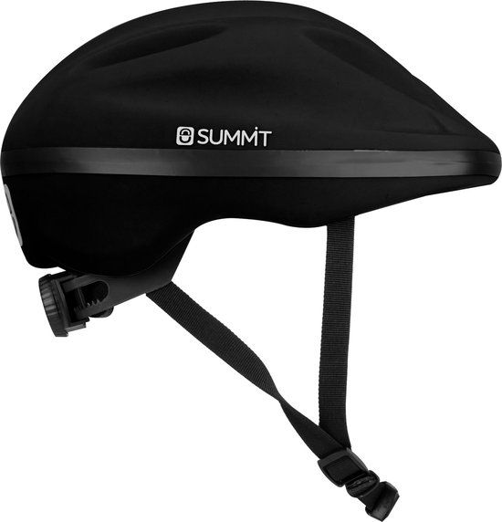 Summit Safety Fiets-/ Skatehelm Sporthelm Unisex - Zwart - One size